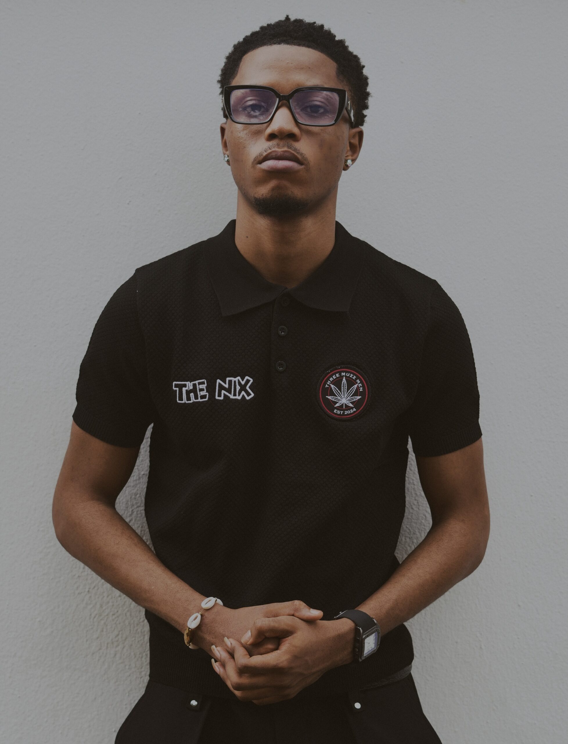 Second image of THE NIX KNITTED POLO